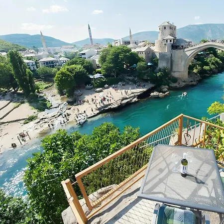 Apartment Urban Escape With Stunning Old Bridge Terrace Views Mostar
