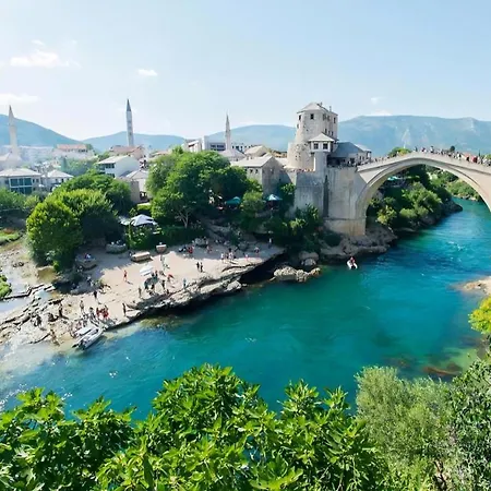 Urban Escape With Stunning Old Bridge Terrace Views Apartment